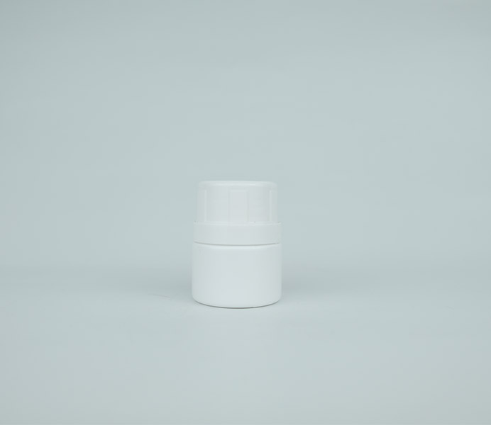 30mL HDPE Round bottle with Child Resistant Cap-22030
