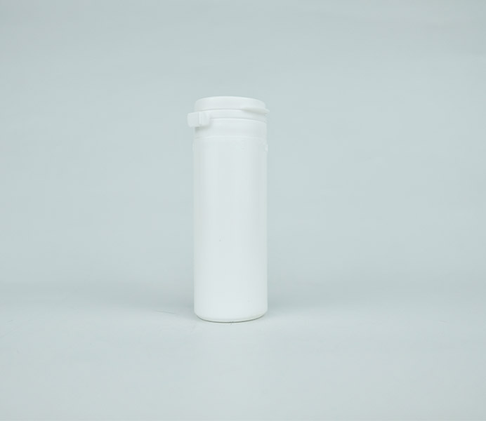 50mL HDPE Gum Bottle with Flip Cap-40050