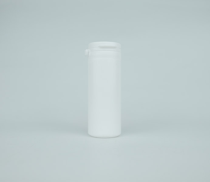 50mL HDPE Gum Bottle with Flip Cap-40050
